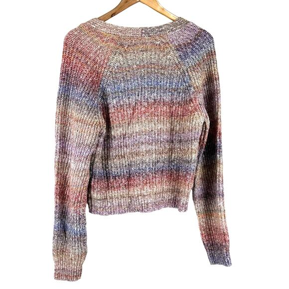 Rails NWT Josie Space Dye Cotton Blend Button Cardigan Amethyst Space Dye Size L - Picture 5 of 12